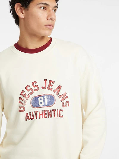 Authentic Logo Crewneck Sweatshirt