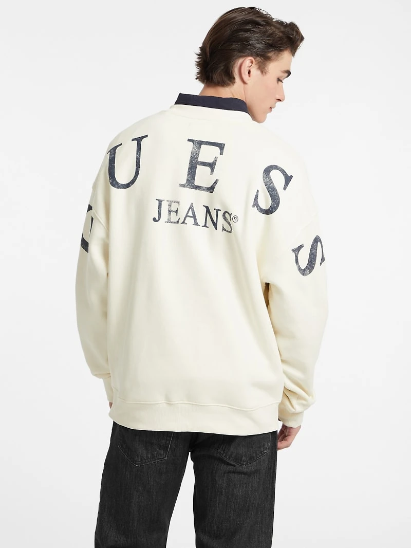 Macro Logo Crewneck Sweatshirt