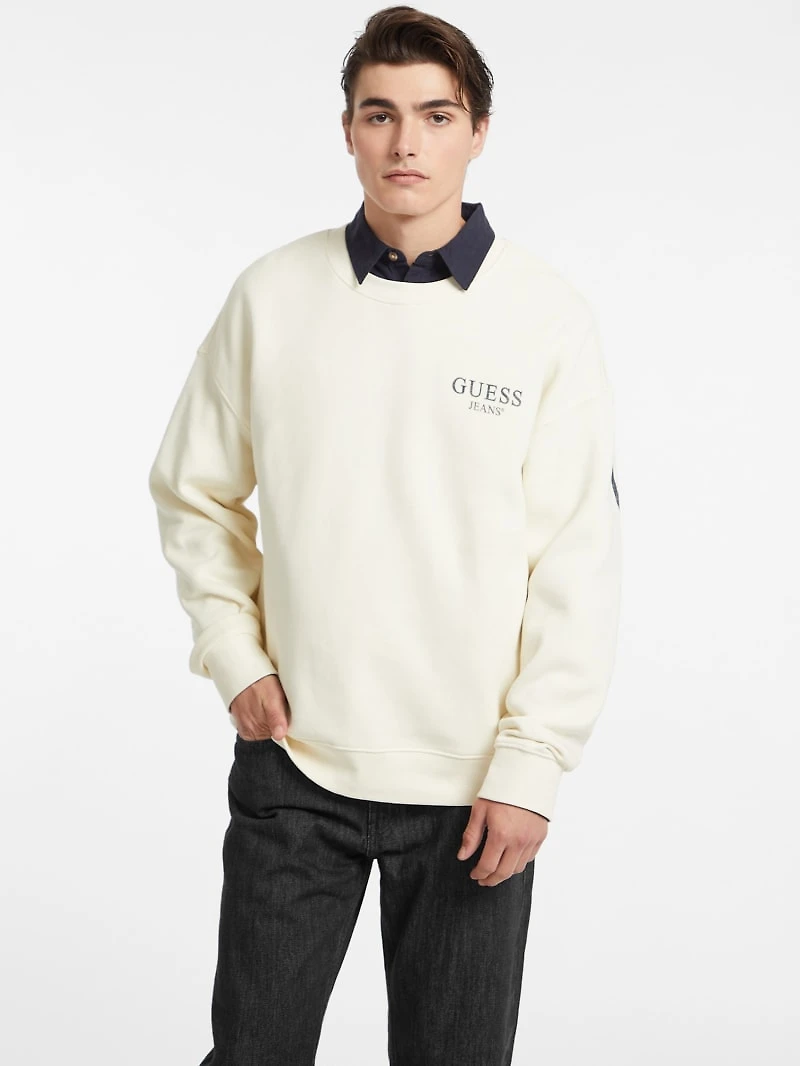 Macro Logo Crewneck Sweatshirt