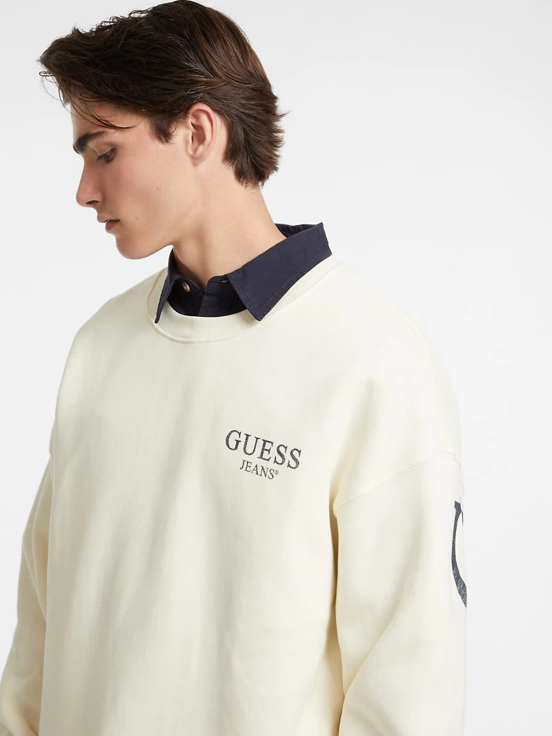 Macro Logo Crewneck Sweatshirt