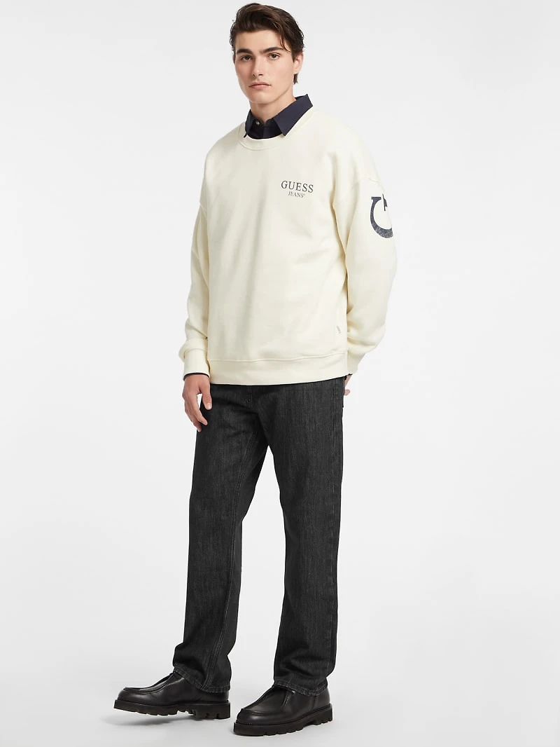 Macro Logo Crewneck Sweatshirt