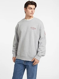 Macro Logo Crewneck Sweatshirt