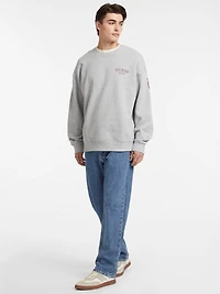 Macro Logo Crewneck Sweatshirt