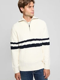 Eco Elric Half-Zip Turtleneck Sweater
