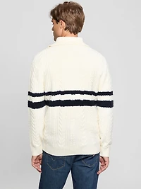 Eco Elric Half-Zip Turtleneck Sweater