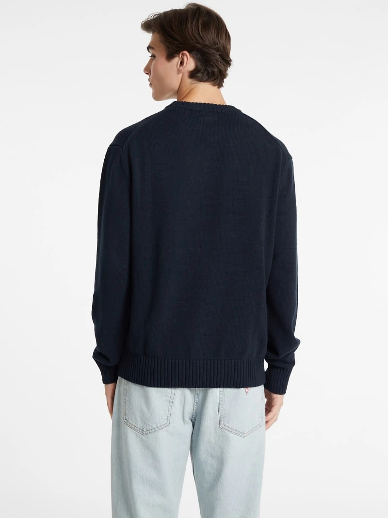 Embroidered Logo Sweater