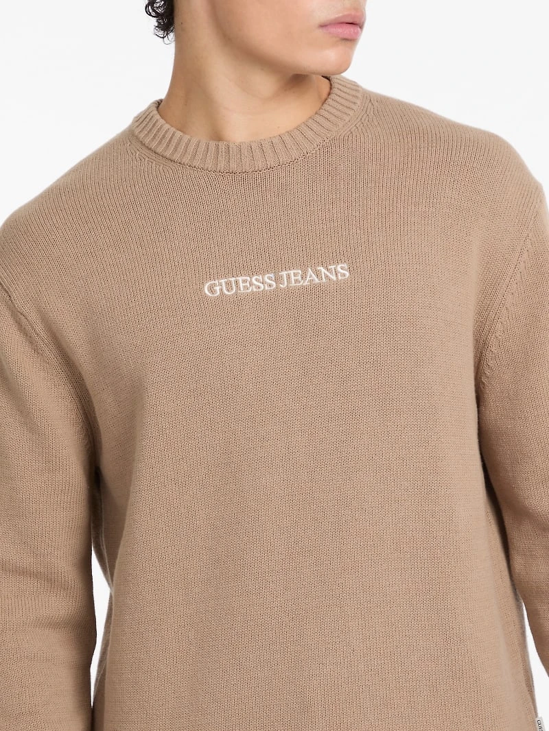 Embroidered Logo Sweater