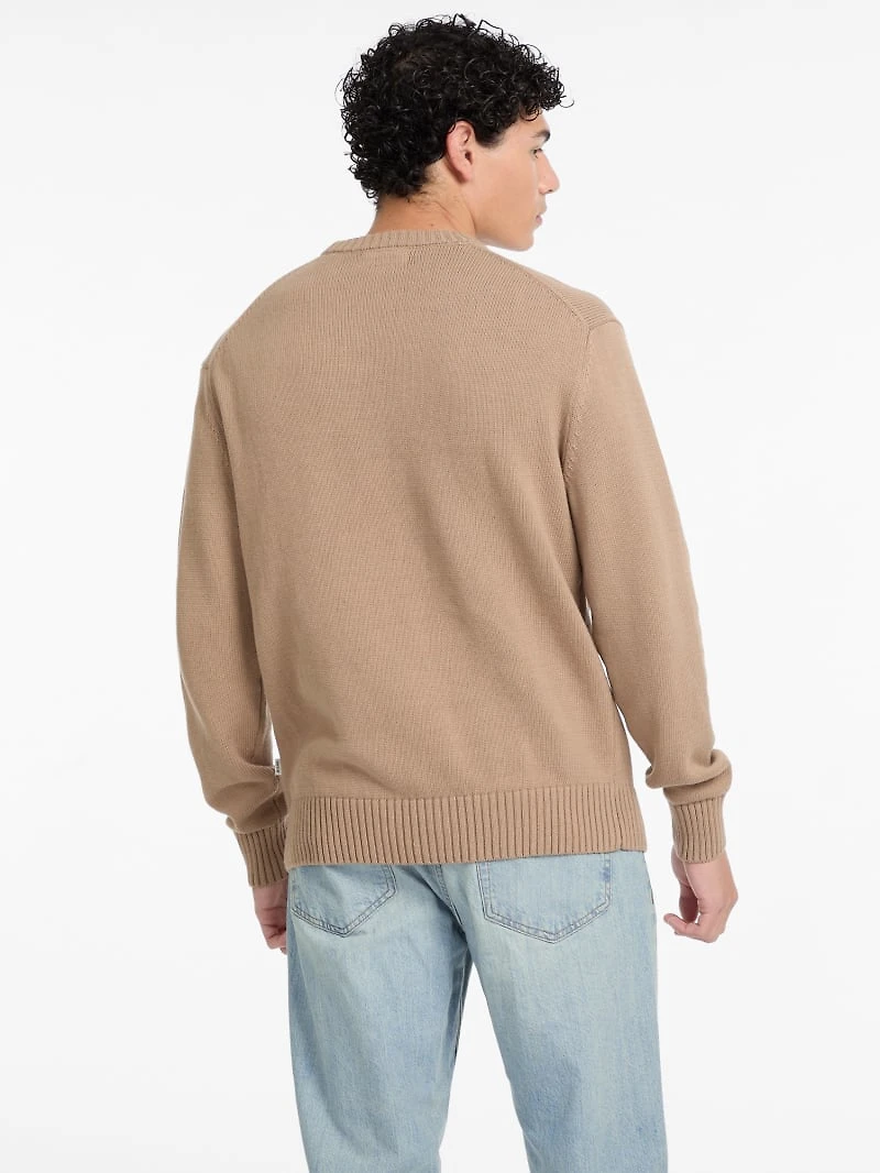 Embroidered Logo Sweater