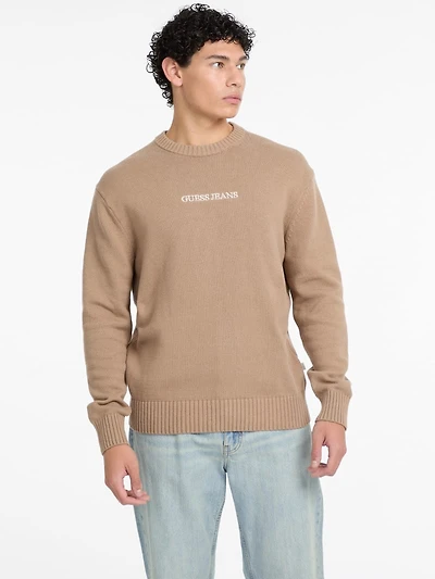 Embroidered Logo Sweater