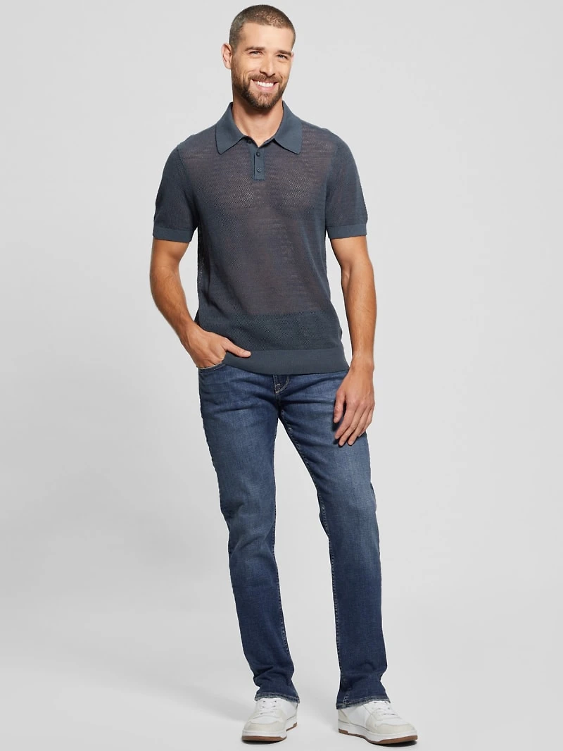 Eric Herringbone Polo