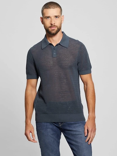 Eric Herringbone Polo