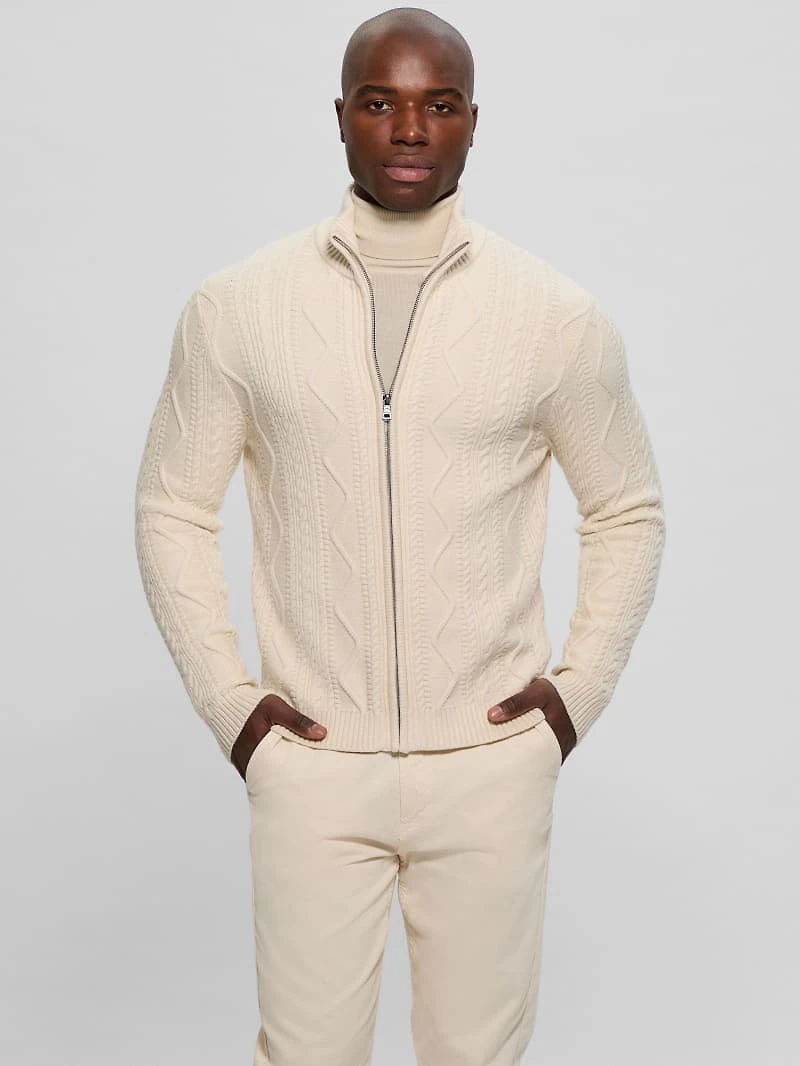 Eco Luis Cable-Knit Cardigan
