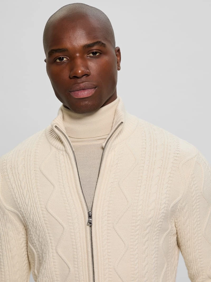 Eco Luis Cable-Knit Cardigan