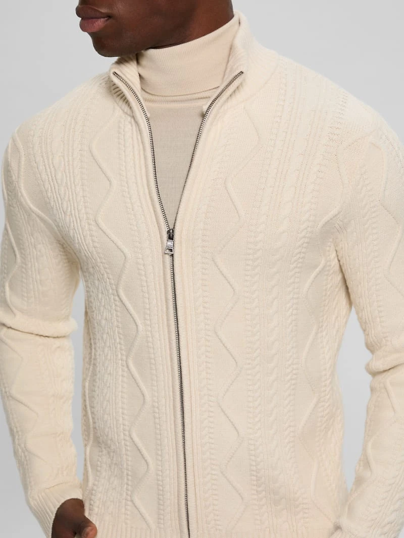Eco Luis Cable-Knit Cardigan