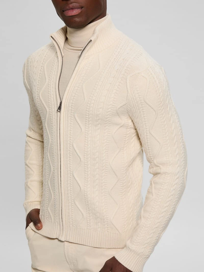 Eco Luis Cable-Knit Cardigan