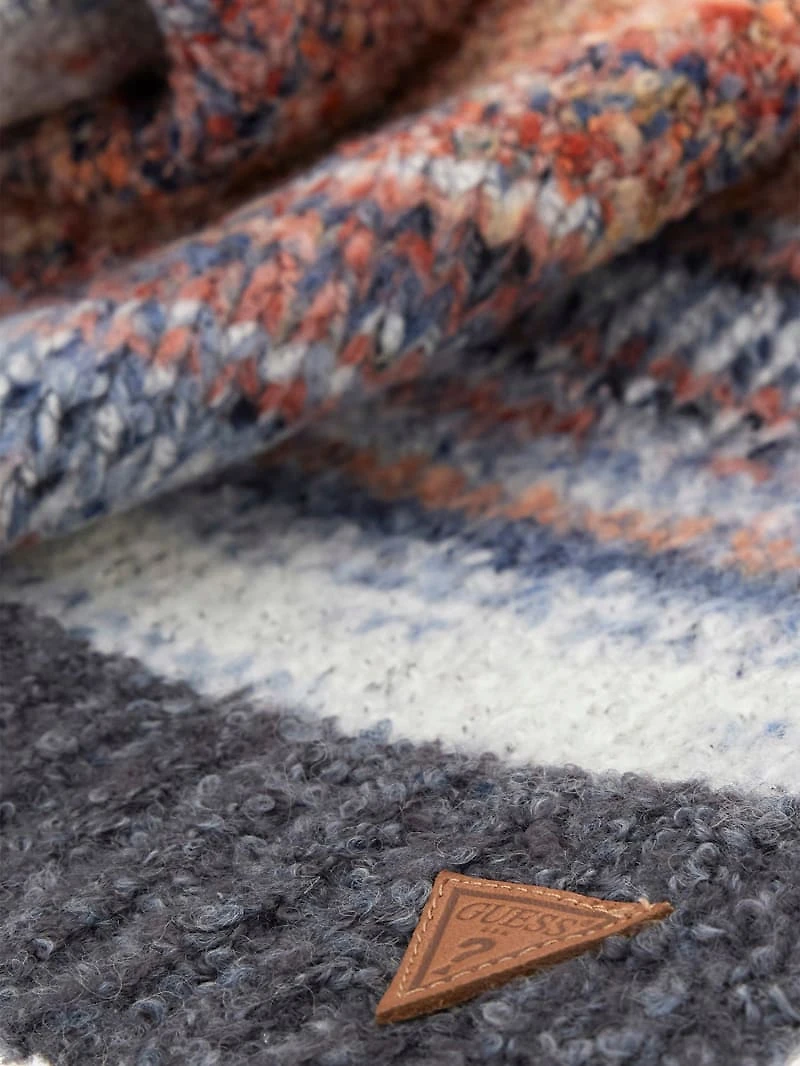 Wool-Blend Space-Dye Scarf