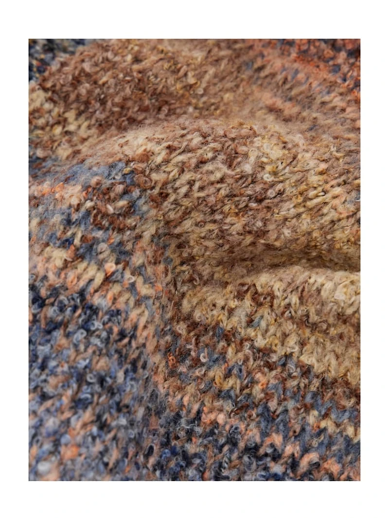 Wool-Blend Space-Dye Scarf