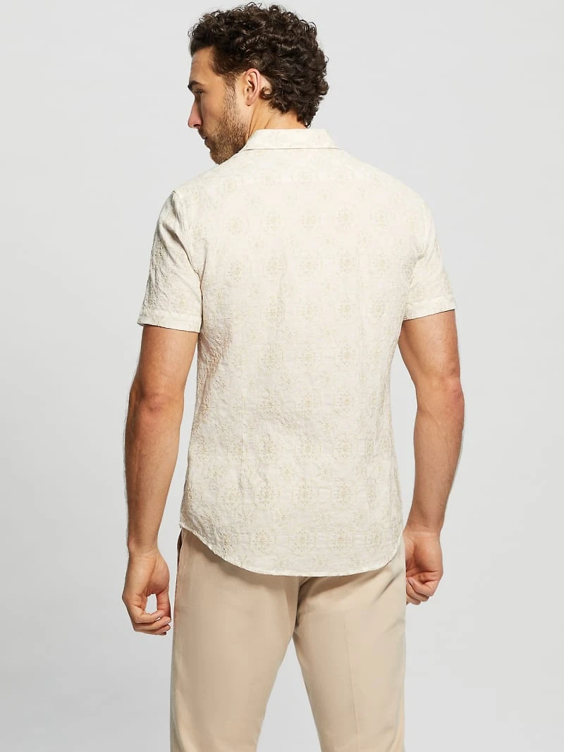 Mosaic Embroidered Shirt
