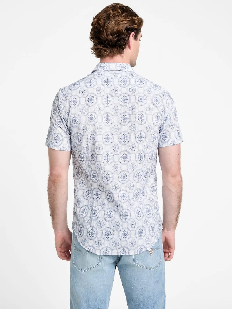 Mosaic Embroidered Shirt