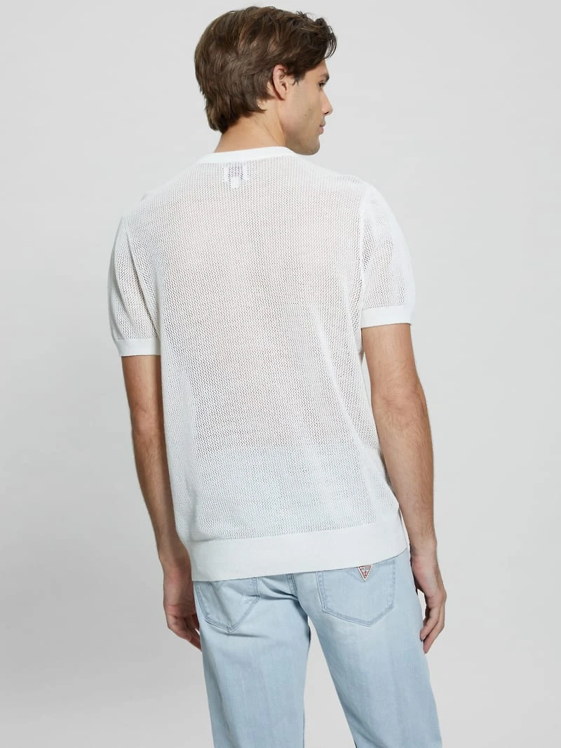 Eco Mesh Lenny Crewneck Tee