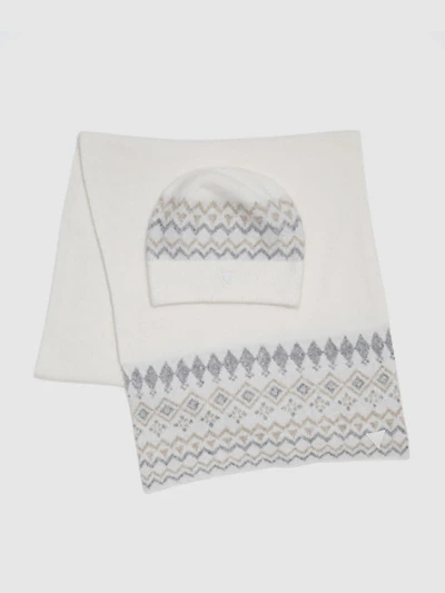 Jacquard Beanie & Scarf Set