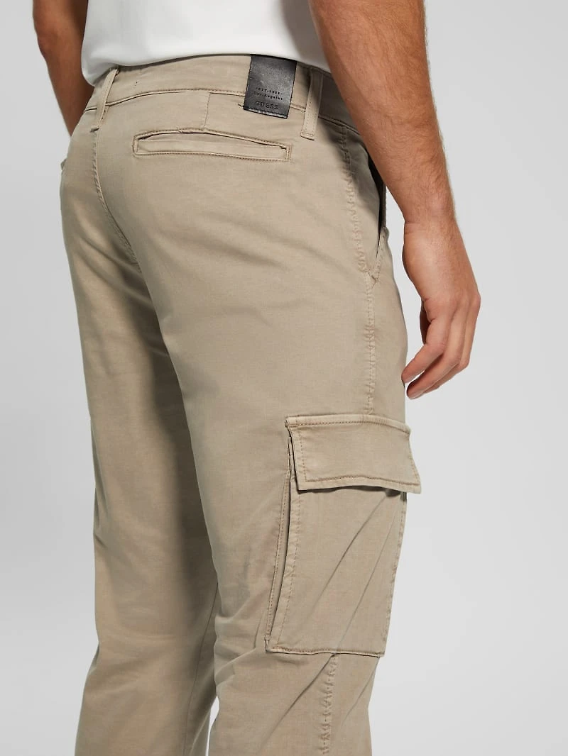 Sateen Coated Cargo Pants