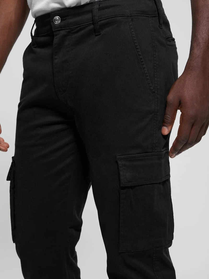 Sateen Coated Cargo Pants