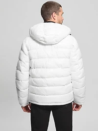 Shiny Hooded Puffer Jacket