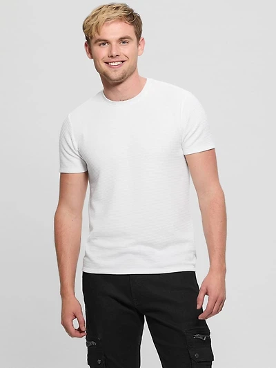 Textured Stripe Tee