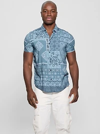 Eco Rayon Patchwork Shirt