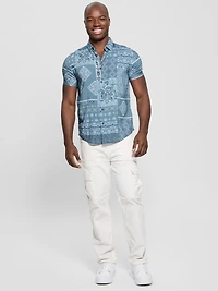 Eco Rayon Patchwork Shirt