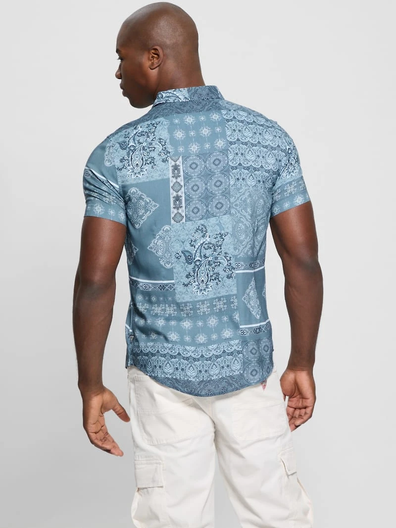 Eco Rayon Patchwork Shirt