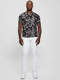 Eco Linen Freehand Floral Shirt