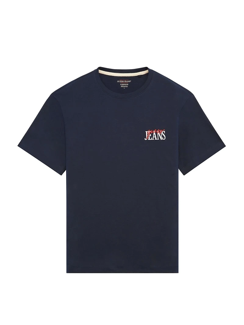 Mixed Chest Logo Tee