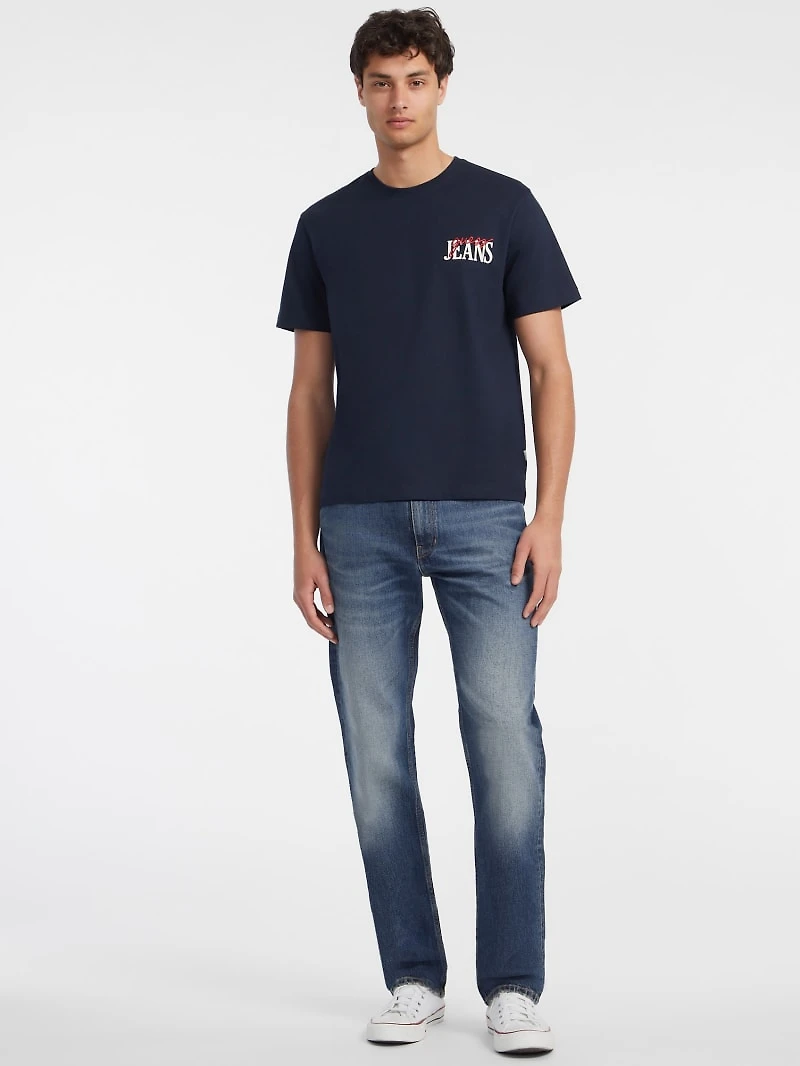 Mixed Chest Logo Tee