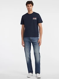 Mixed Chest Logo Tee