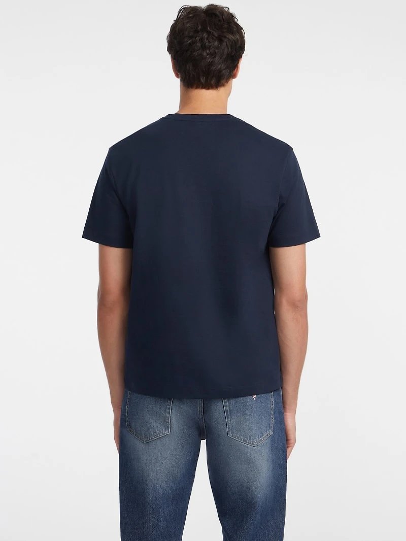 Mixed Chest Logo Tee