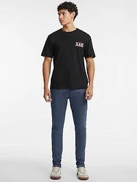 Mixed Chest Logo Tee