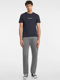 Slim Embroidered Logo Tee