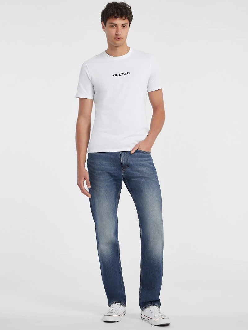 Slim Embroidered Logo Tee