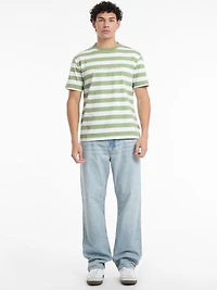Striped Logo Tee
