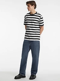 Striped Logo Tee