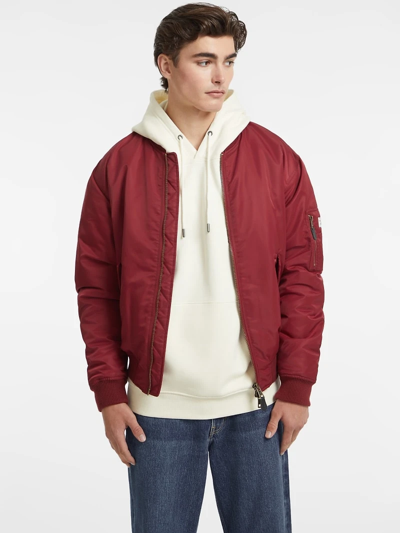 Nylon Bomber Jacket