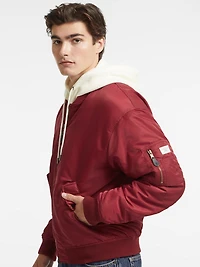 Nylon Bomber Jacket