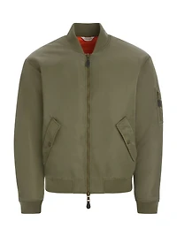 Nylon Bomber Jacket
