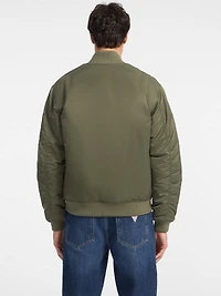 Nylon Bomber Jacket