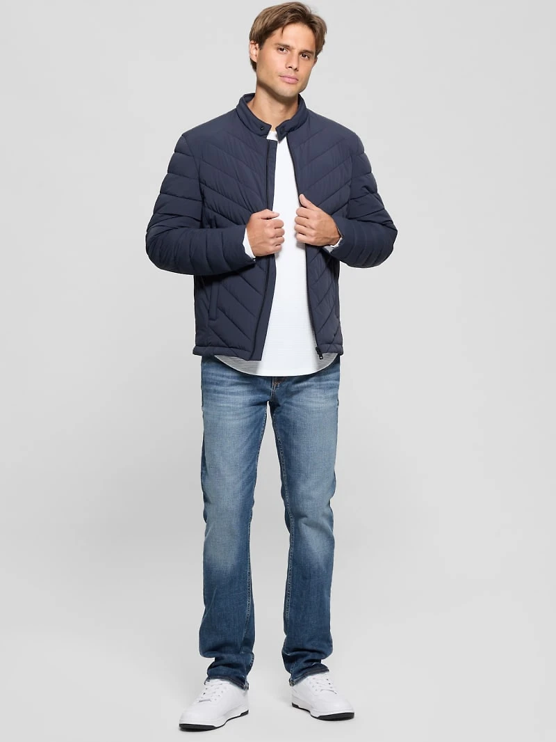 Eco Stretch Nylon Padded Jacket