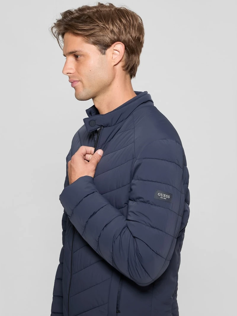 Eco Stretch Nylon Padded Jacket
