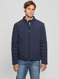 Eco Stretch Nylon Padded Jacket