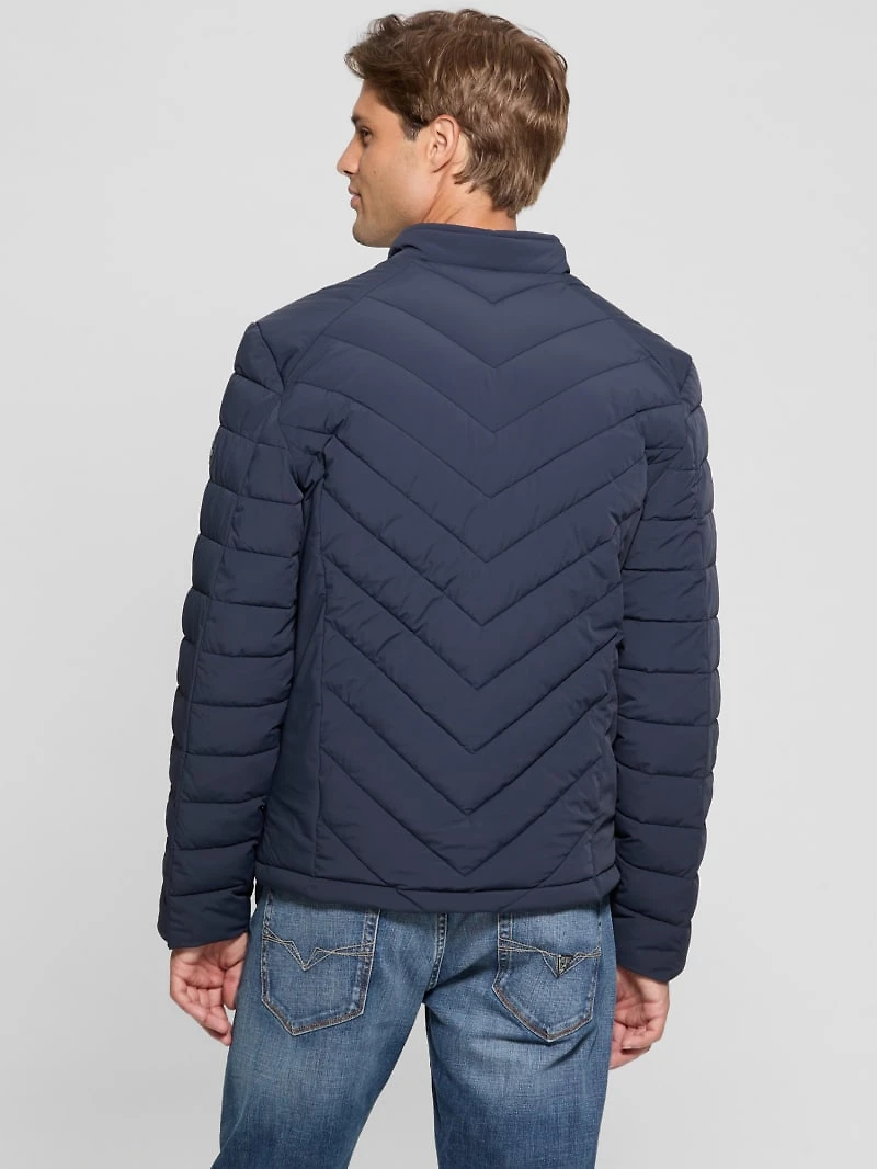 Eco Stretch Nylon Padded Jacket